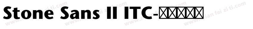 Stone Sans II ITC字体转换